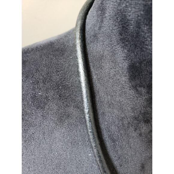 Women's Silver Flower Pendant Necklace Black Cord Lobster Clasp Statement - Picture 4 of 5